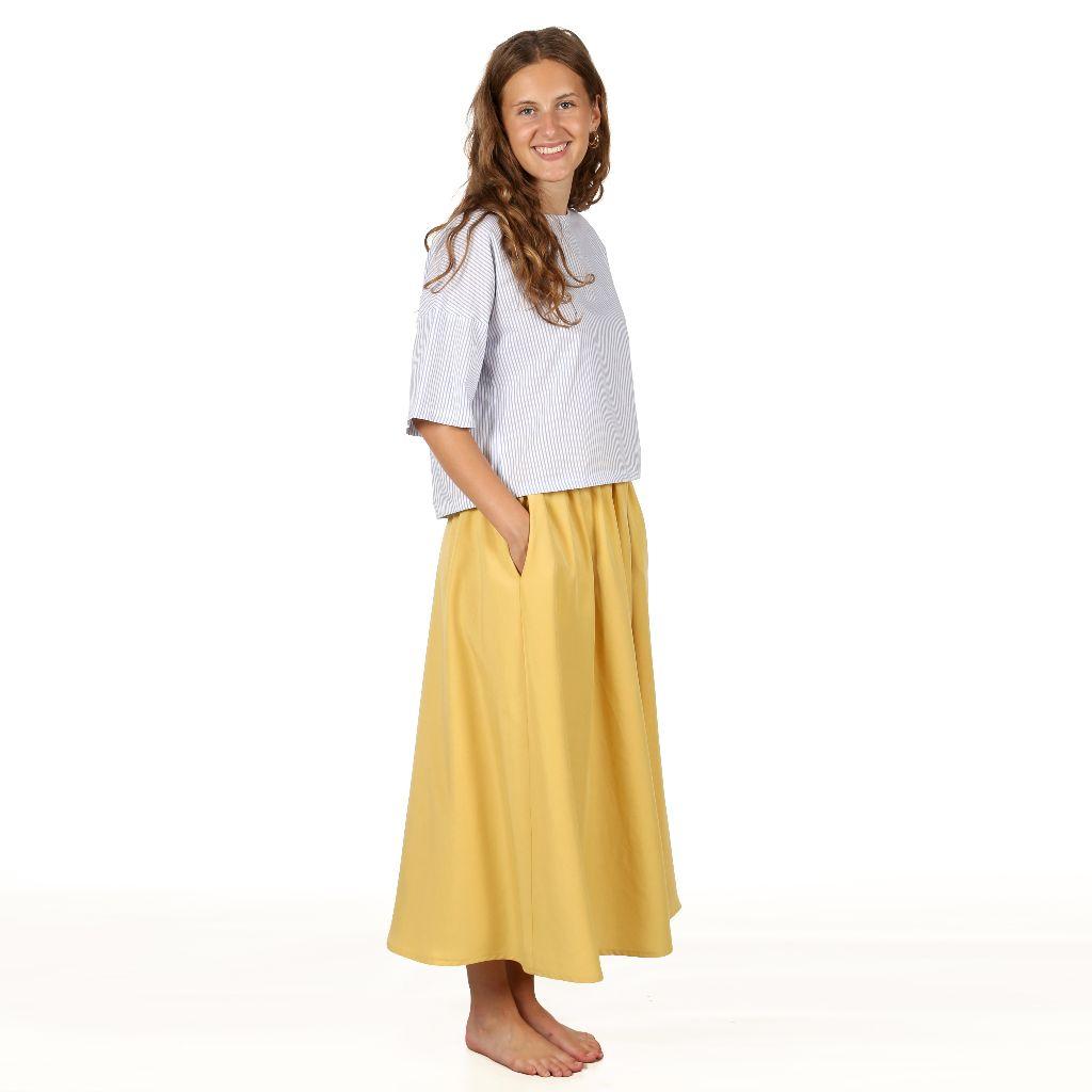 Papierschnittmuster Jerseykleid Frau Mara XS-XXL